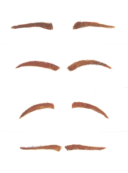  Types of eyebrows 