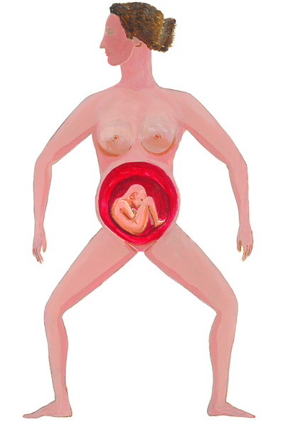 Бремена жена и фетус 